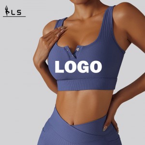 SC10173 reggiseno sportivo personalizzato ad alto impatto elegante sexy reggiseno sportivo ad alto impatto all\'ingrosso