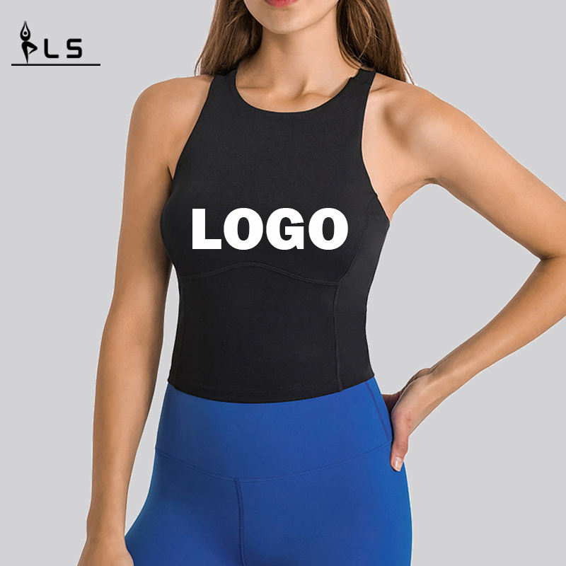 SC10246 Fitness Crop Tops Tan Top Top Women \\\\ \'S Vest di abbigliamento sportivo Accensione Yoga Top per donna