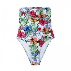 SEXY Strapless Stampa Etnico monopezzo